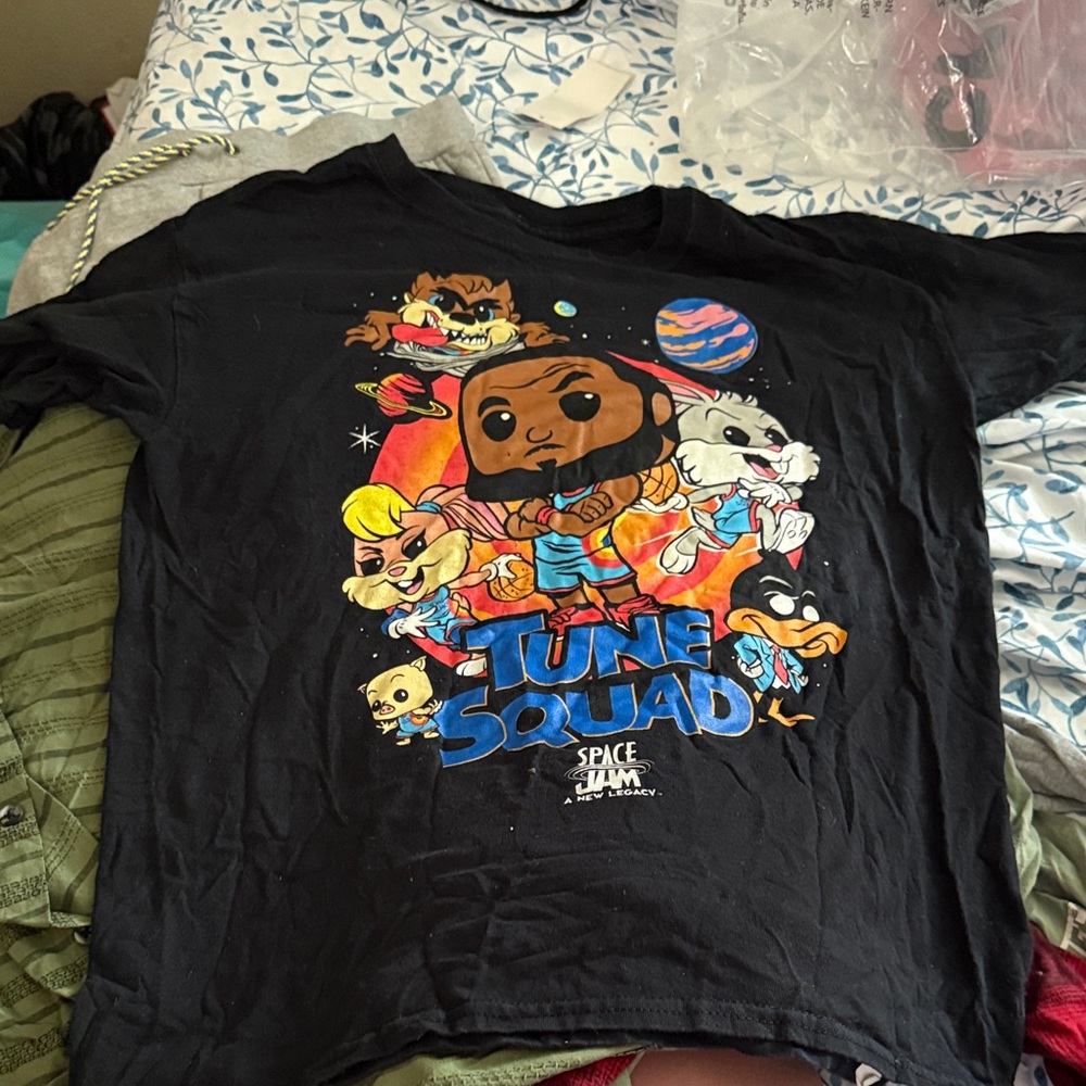 Space Jam Tune Squad Kids T-Shirt - Black